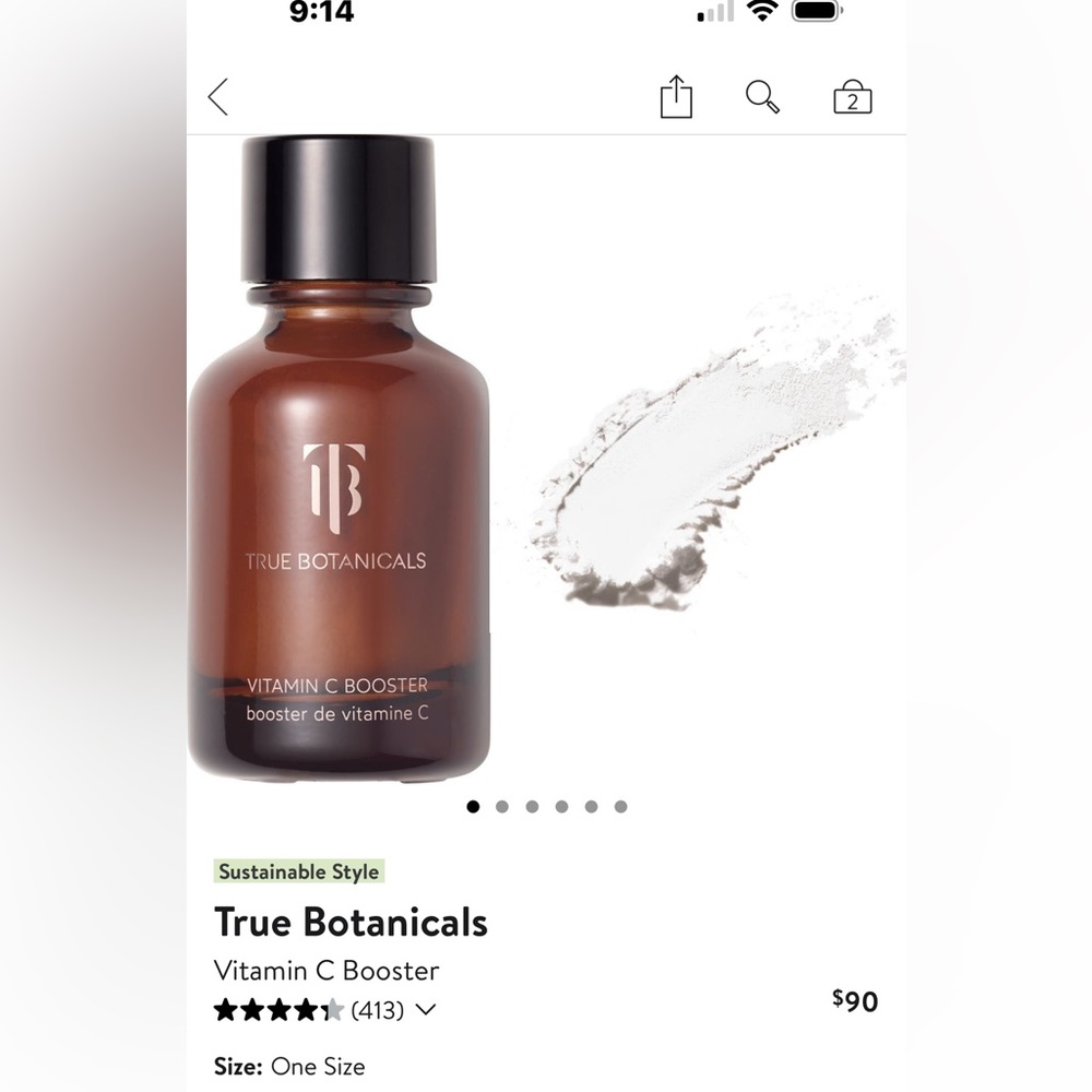 NIB! True Botanicals Vitamin C booster